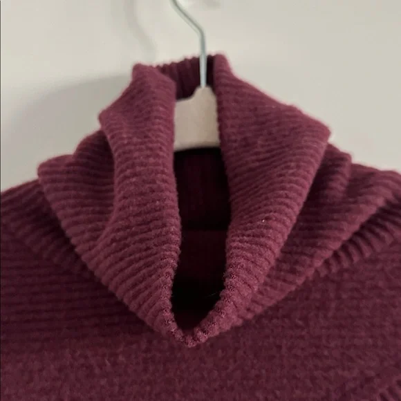 By Bordeaux Brand Rich Plum Cowl Neck Sweater - Size XS - Picture 8 of 8